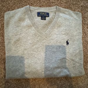 NWOT - Polo Ralph Lauren Lightweight V Neck Sweater Size Youth Large